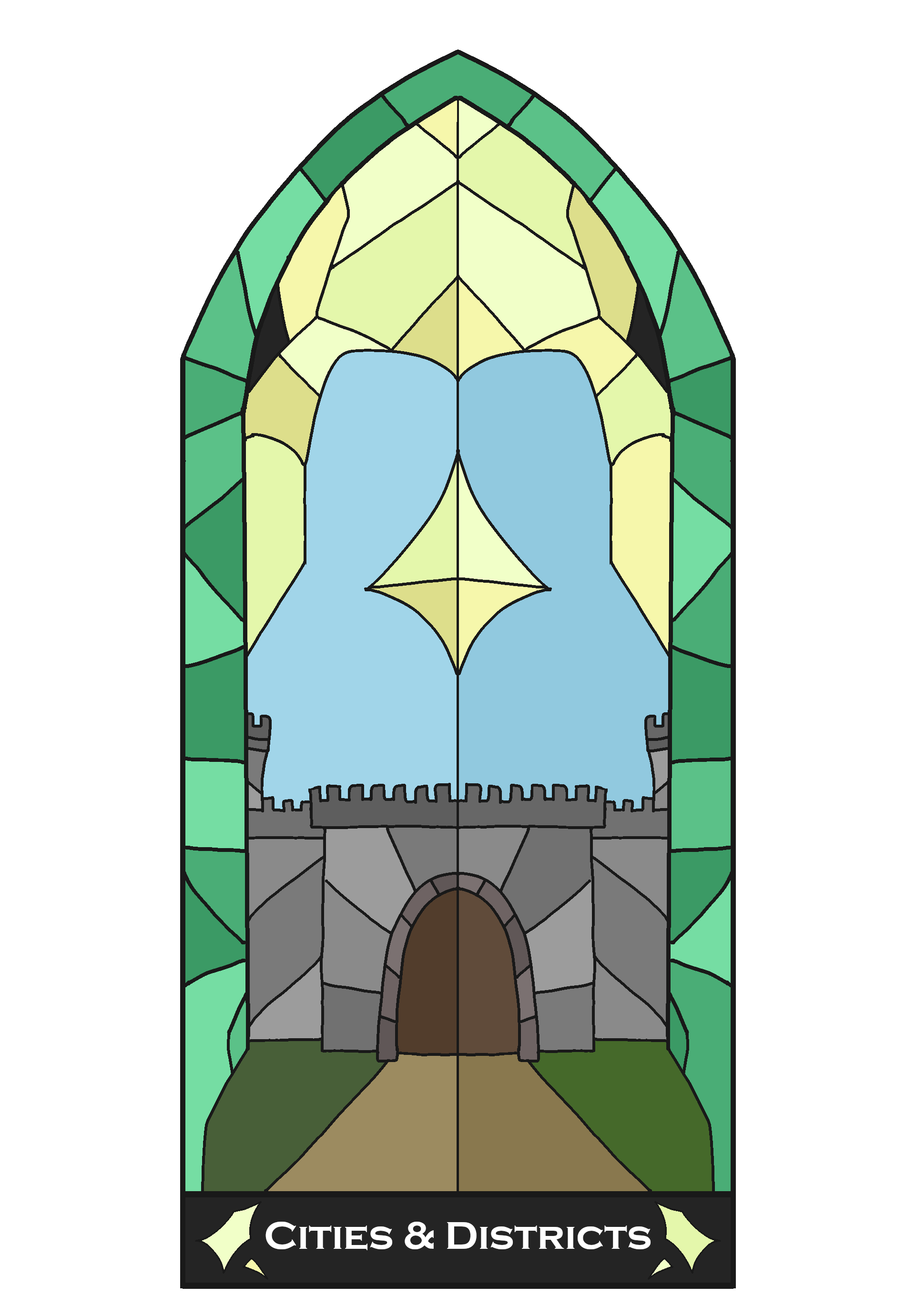 Cities and Districts Color